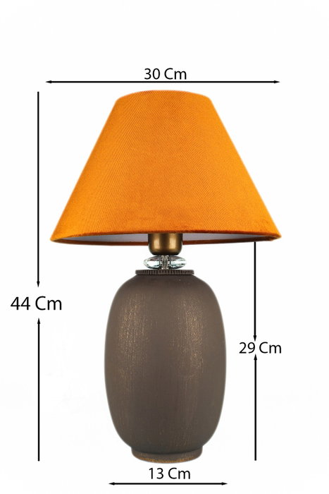 Opviq BK022 Lámpara de Mesa de Cerámica Gris Opviq BK022 Lámpara de Mesa de Cerámica Gris